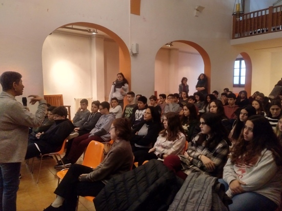 LA SÍLVIA BERROCAL I EL CHEMA CABALLERO, DEFENSORS DELS DRETS HUMANS, ENS VISITEN