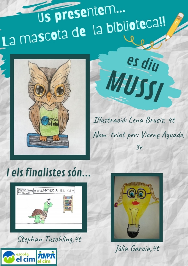 La Biblioteca ja té mascota!