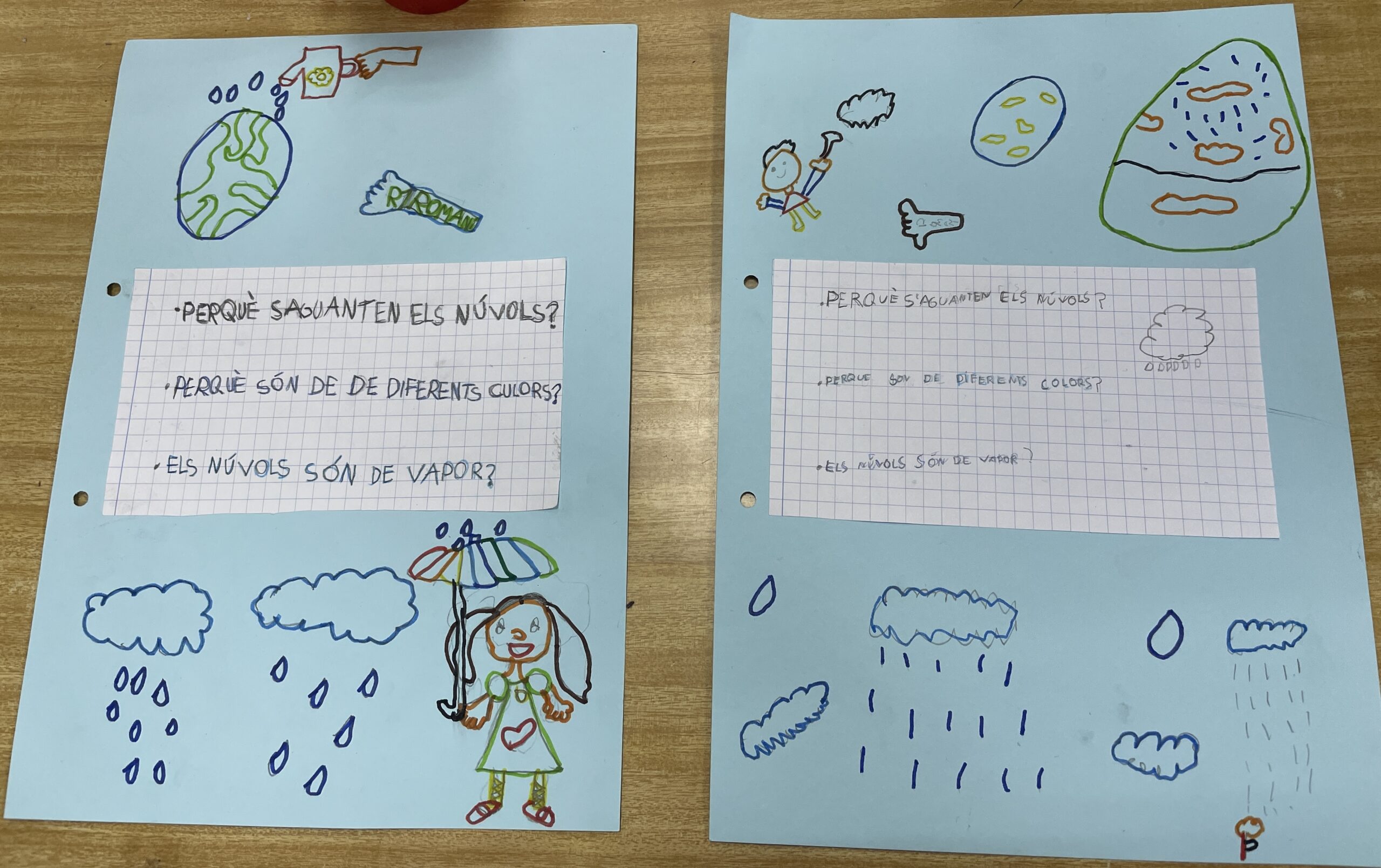 Els núvols són de diferents colors 1r Romaní
