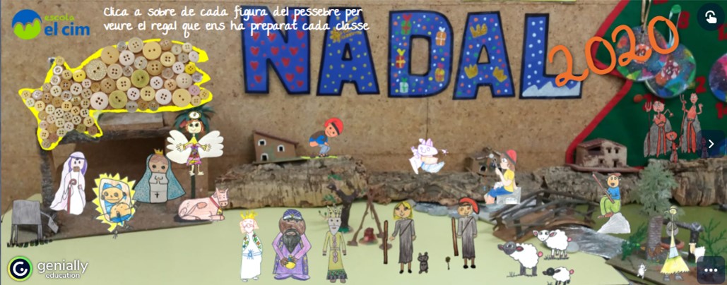 Pessebre dels alumnes d’Infantil i Primària