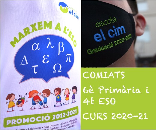 Comiats dels alumnes de 6è de Primària i 4t d’ESO